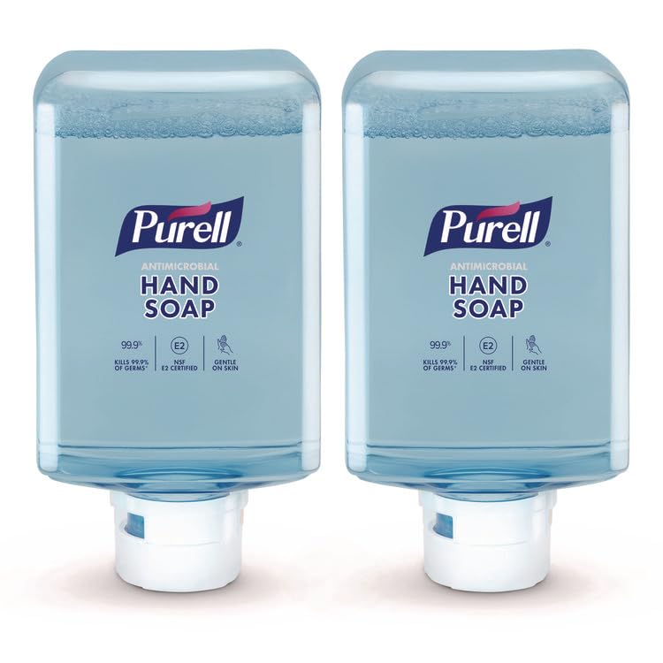 Antimicrobial Foaming Hand Soap Refill for ES10 Dispensers Fragrance-Free 1200 mL 2/Carton Beauty & Personal Care Purell