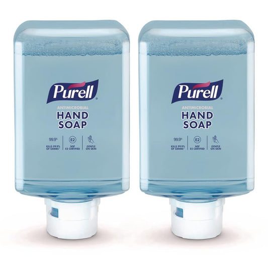 Antimicrobial Foaming Hand Soap Refill for ES10 Dispensers Fragrance-Free 1200 mL 2/Carton Beauty & Personal Care Purell