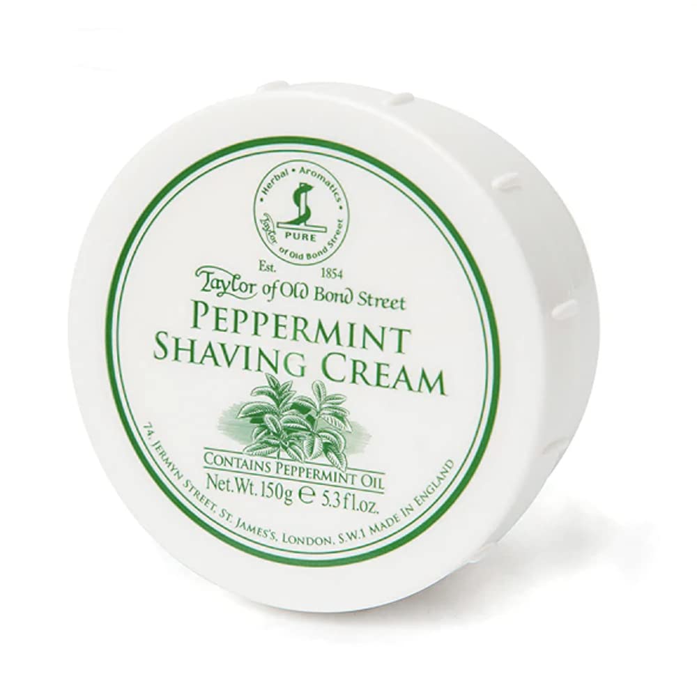 Taylor of Old Bond Street Peppermint Shave Cream (5.3 oz) Beauty & Personal Care Taylor of Old Bond Street