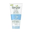 Simple Water Boost Micellar Gel Facial Wash, 5 Oz (150 ML) (1 Count) Beauty & Personal Care Simple