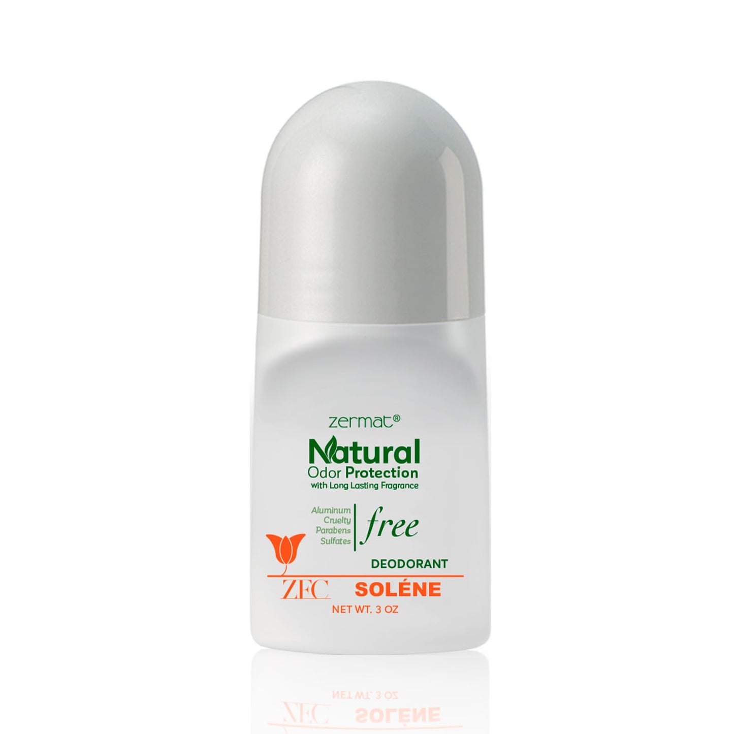 Zermat Vivaze Soléne, Natural Roll-On Deodorant, 3 Oz. Beauty and Personal Care Zermat