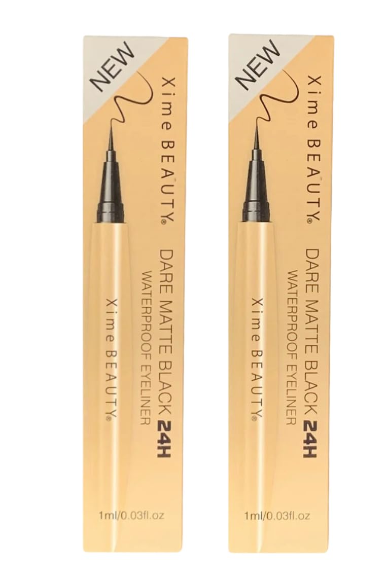 xime skin Dare Matte Black Waterproof Eyeliner 24H (set of 2 pcs) Beauty & Personal Care xime skin