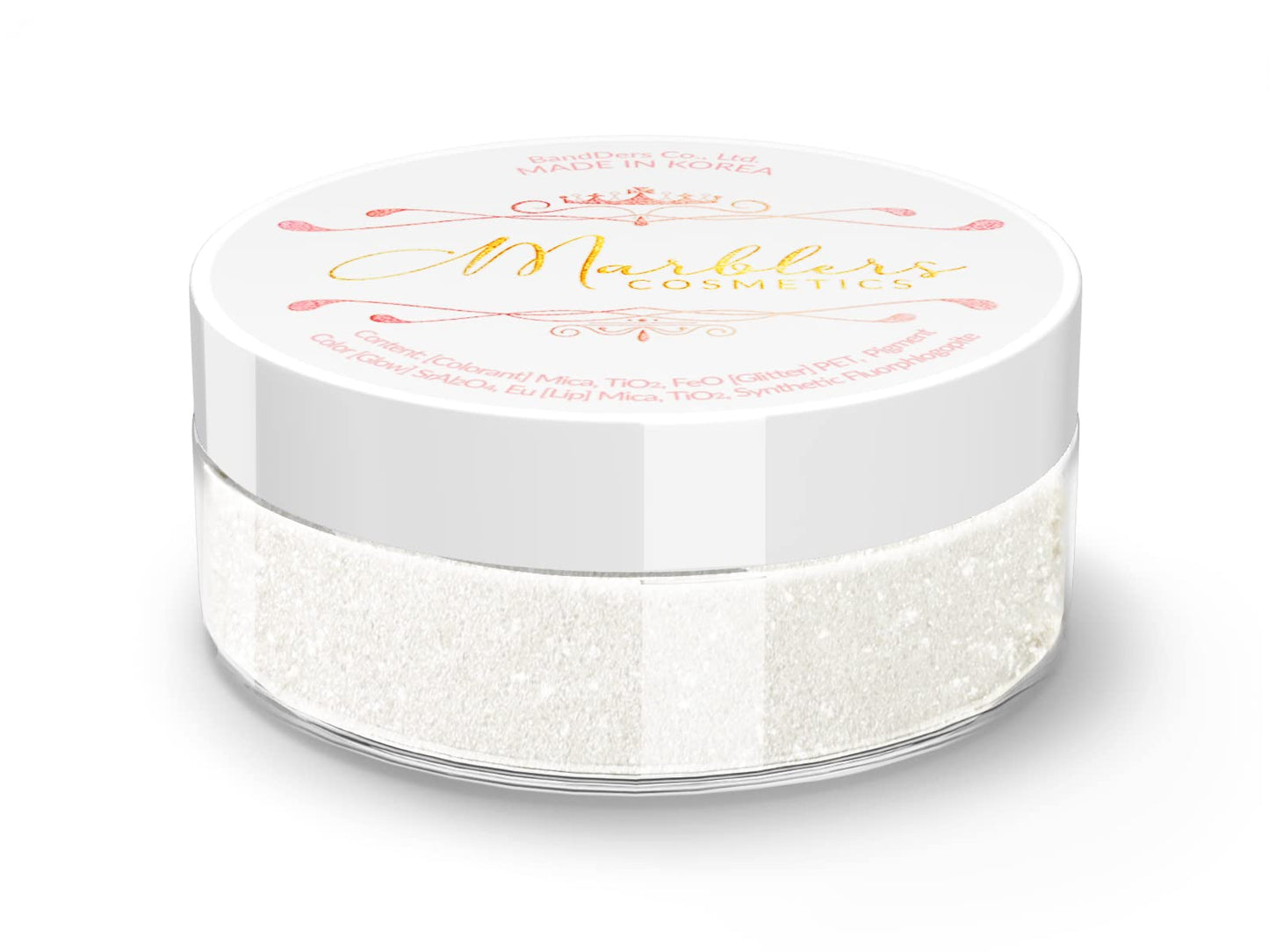 MARBLERS Glitter Mica Powder [Snow Prism] 0.14oz (4g) | Glitter Mica | Highly Pigmented | Non-Toxic, Vegan, Cruelty-Free | Eyeshadow, Body Butter Beauty & Personal Care MARBLERS