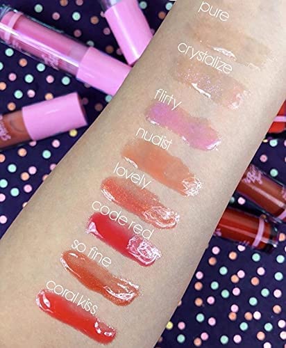 Berry Juicy Lip Gloss - Pure by Rude Cosmetics for Women - 0.14 oz Lip Gloss Beauty & Personal Care RUDE