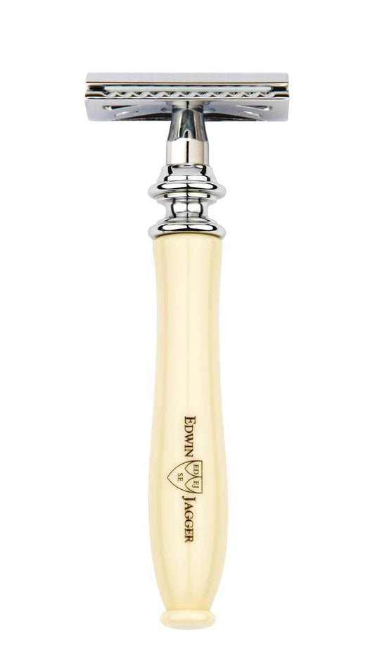 Edwin Jagger Chatsworth Imitation Ivory Traditional Safety Razor Beauty and Personal Care Edwin Jagger