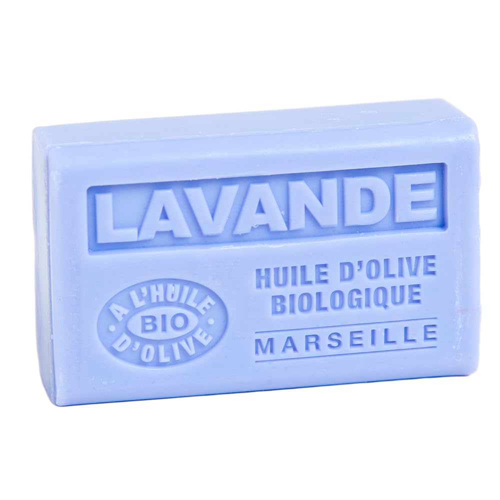 Label Provence Nature Savon de Marseille - French Soap Made With Pure Organic Olive Oil and Shea Butter - Lavender Fragrance - 125g - Set of 3 Beauty & Personal Care Label Provence Nature