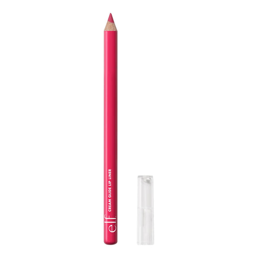 e.l.f. Cream Glide Lip Liner, Highly-Pigmented Pencil For Shaping & Sculpting Lips, Semi-Matte Finish, Vegan , Fuschia Forward Beauty & Personal Care e.l.f.
