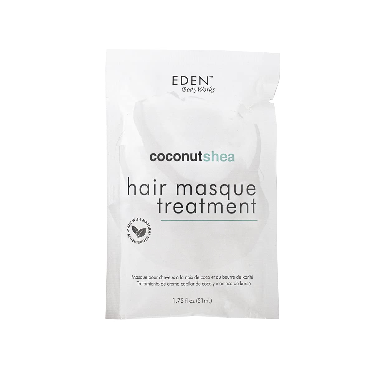 EDEN BodyWorks Coconut Shea Hair Masque 1.75 Oz- Packaging May Vary Beauty & Personal Care EDEN BodyWorks