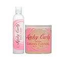 Kinky Curly Knot Today Leave In Conditioner/Detangler 8 oz + Curl Custard Gel 8 oz Beauty & Personal Care Kinky Curly