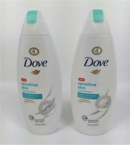 Dove Sensitive Skin Beauty Body Wash 12 oz (Pack of 2) Beauty & Personal Care Dove