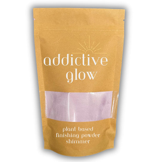 Addictive Glow Post Spray Tan Setting Powder - Translucent Plant Based Finishing Powder - Eliminates Sticky Feeling After Sunless Tanning - Matte or Beauty & Personal Care Addictive Cosmetics