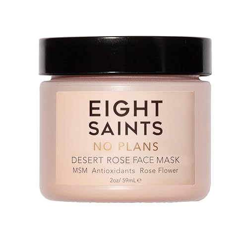 Eight Saints No Plans Clay Face Mask Skin Care Product, Natural and Organic Pore Reducing Clay Facial Mask to Remove Blemishes, Acne, Oil, Beauty & Personal Care Eight Saints