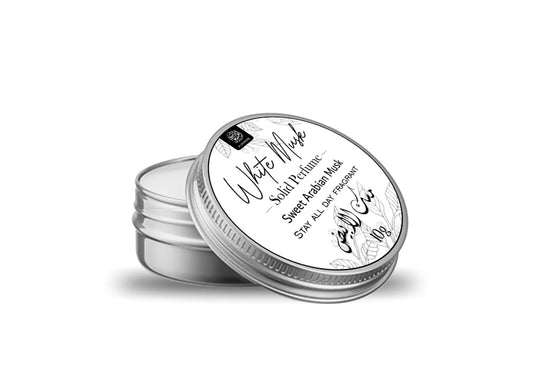 AL MASNOON White Musk Solid Perfume - 10g - Arabian Musk Fragrance - Natural Deodorant - Long-Lasting All-Day Scent - Ideal for After Bath - Pack of 1 Beauty and Personal Care al masnoon
