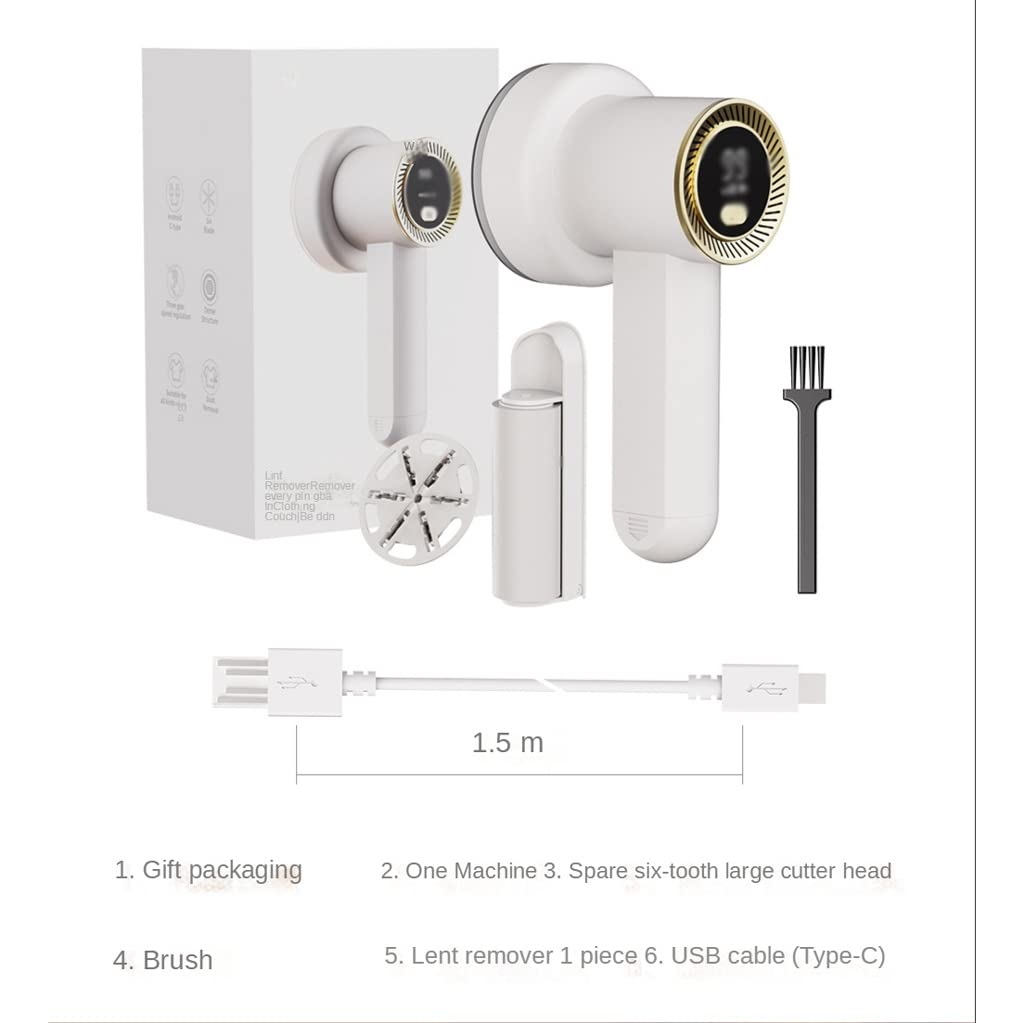 HIONJIN Clothing Hair Ball Trimmer Rechargeable High-Power Shaving Machine to Ball Machine Hair Lint Removal(D) Beauty and Personal Care HIONJIN