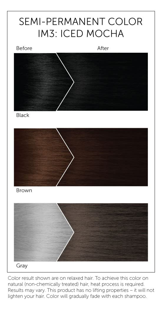 IM3 Iced Mocha Bigen Semi Permanent Hair Color (3 Pack) Beauty & Personal Care Bigen