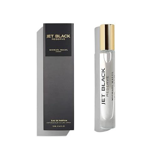 Michael Malul Jet Black Reserve Eau de Parfum for Men - 10ml Travel Size Beauty & Personal Care Michael Malul