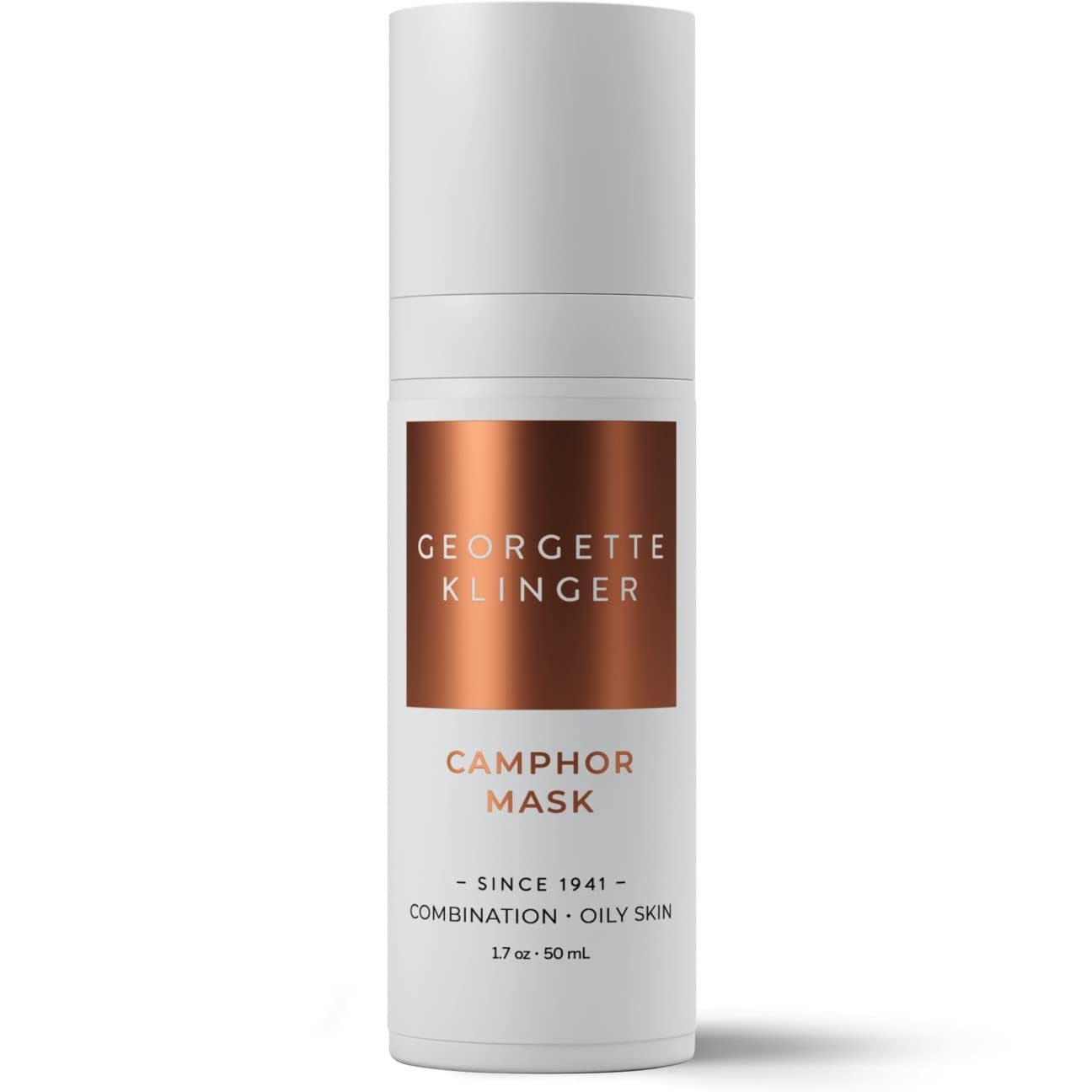 Georgette Klinger Camphor Mask - Mineral-Rich Clay Mask with Menthol & Vitamin E: Detoxify, Exfoliate, and Improve Skin Tone while Absorbing Excess Beauty & Personal Care Georgette Klinger
