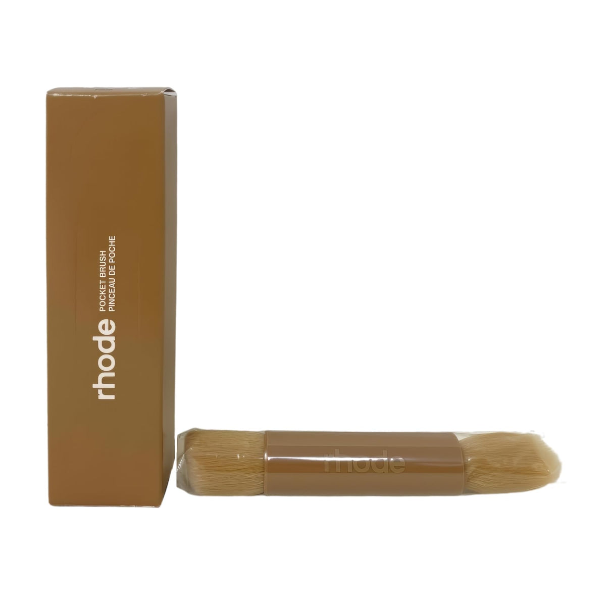 Rhode Pocket Brush Double-ended Makeup Brush.