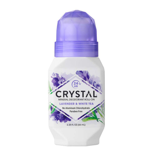 Crystal Mineral Deodorant Roll-On, Lavender & White Tea 2.25 oz (Pack of 10) Beauty and Personal Care Crystal Essence