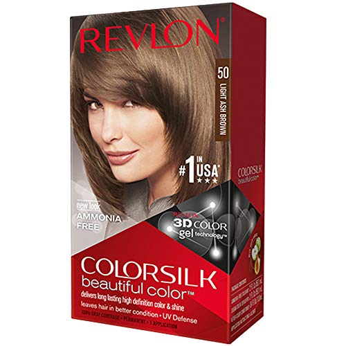 Colorsilk Permanent Haircolor - Light Ash Brown (50/5A) Beauty & Personal Care REVLON