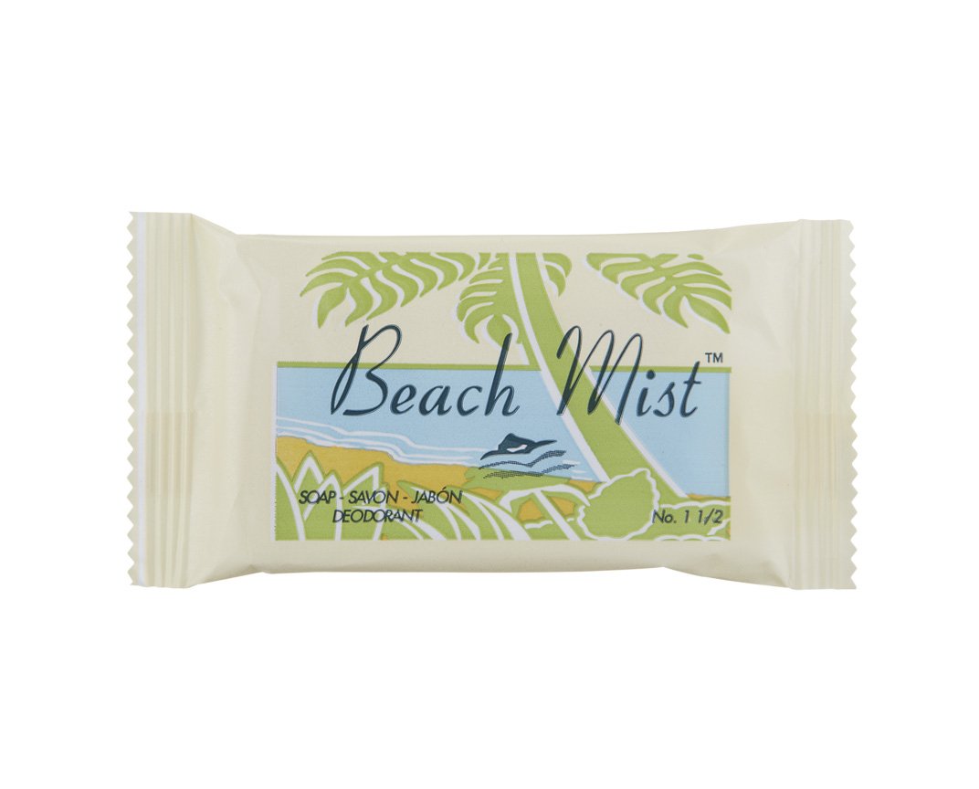 Beach Mist Face and Body Soap, 1 1/2 Bar, Beach Mist, Pack of 500 Beauty & Personal Care BEACH MIST