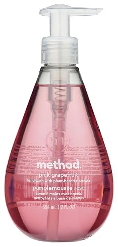 Method Hand Wash Grapefruit Liquid Bottle 12 Oz Pink Beauty & Personal Care Method
