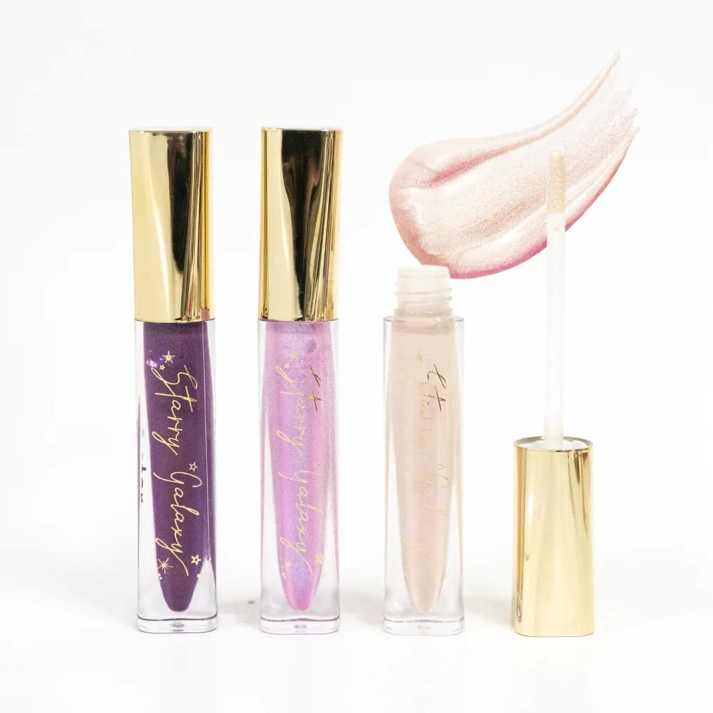 Sistar Starry Galaxy Lip Gloss High Pigment Ultra Shimmer Full-Coverage Metallic Multi-Dimensional Shine 1.5 mL / 0.05 fl. oz. (Scorpio) Beauty & Personal Care Sistar