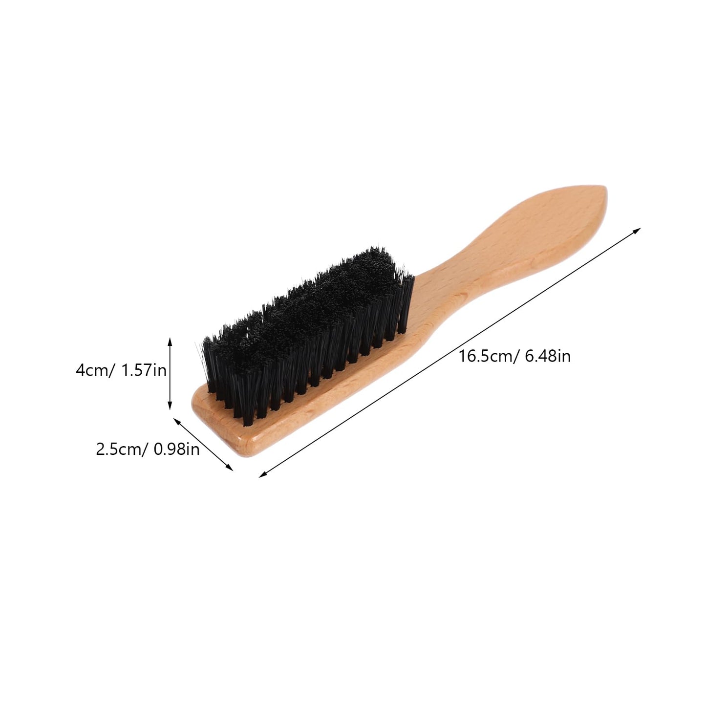 Beech Handle Boar Bristle Beard Brush Wood Mustache Brush Soft Hair Bristles Beard Grooming Brush Shaving for Men Beard Comb for Men Beard Beard Beauty and Personal Care Healifty