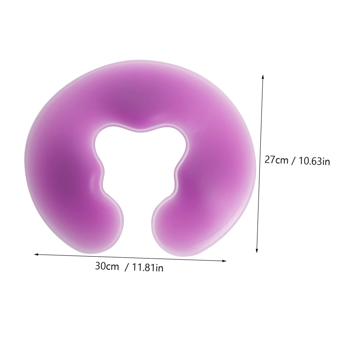 Silicone U-shaped Spa Pillow for Face Down Massage Tables Reusable Face Cushion for Beauty Salons and Spa Clinics Comfortable Silicone Face Pillow Beauty and Personal Care SAFIGLE