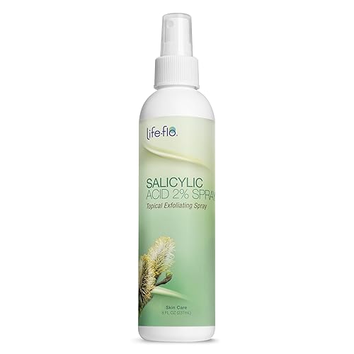 LIFE-FLO 2% Salicylic Acid Face and Body Spray - Gentle Exfoliating Skin Care for Teens and Adults - with Colloidal Silver, Tea Tree Oil, Peppermint Beauty & Personal Care LIFE-FLO