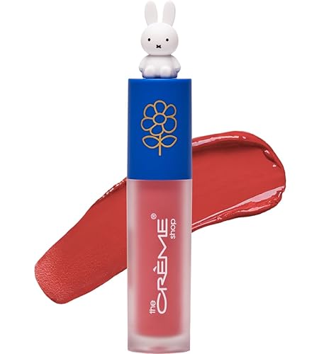 The Crème Shop Miffy Lip Stain, Glossy Finish, Long Wear, Formulated with Jojoba Oil, Sunflower Oil to hydrate, soothe, and moisturize lips, Korean Beauty & Personal Care The Crème Shop
