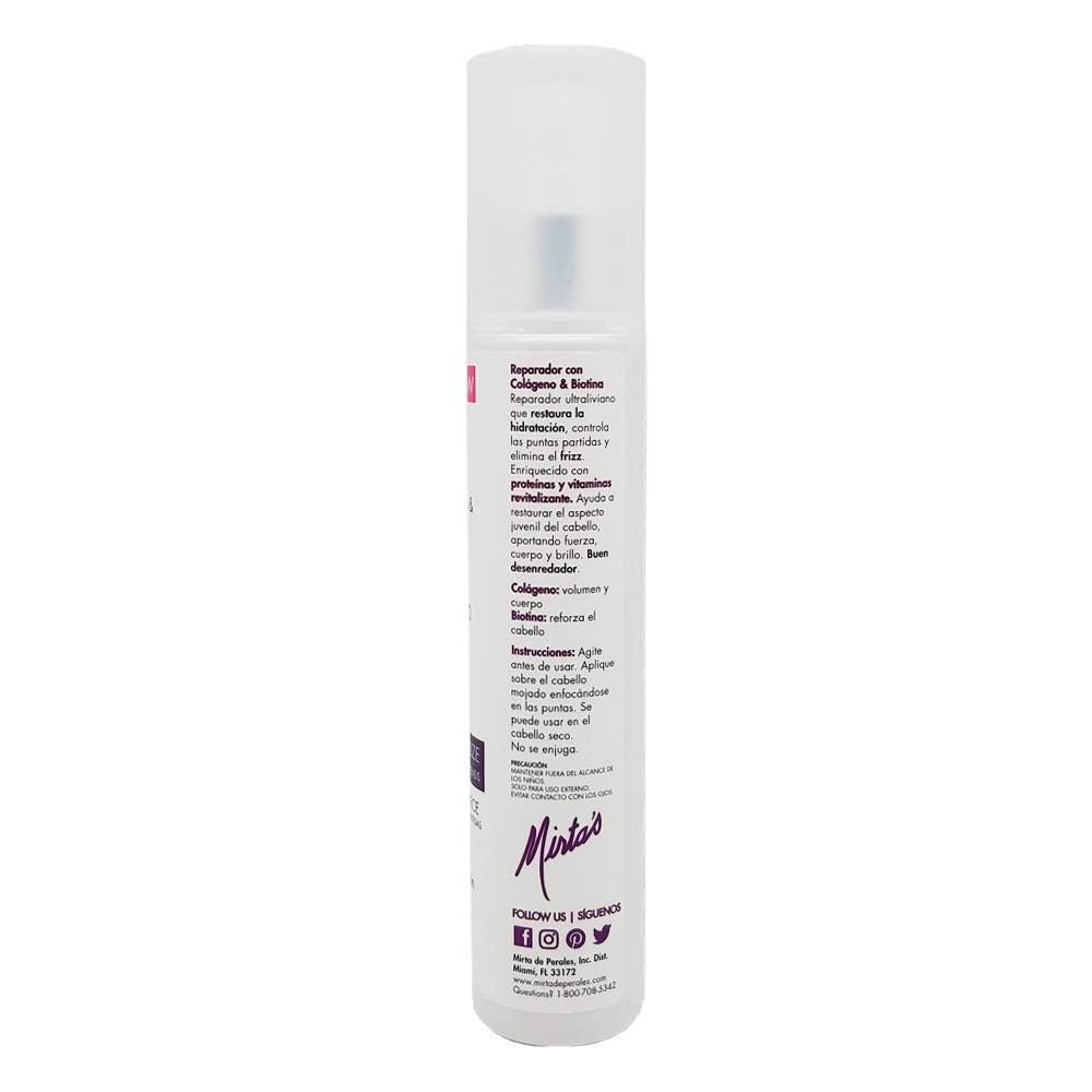 Mirta de Perales Hair Repair Mist with Collagen & Biotin 5 fl oz. Beauty & Personal Care Mirta De Perales