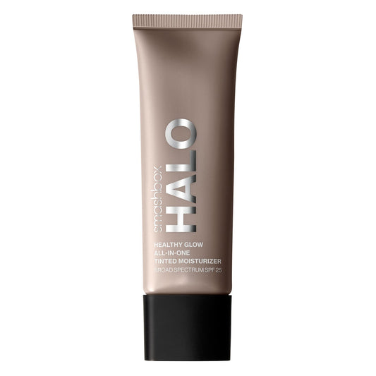 Smashbox Halo Healthy Glow All-In-One Tinted Moisturizer SPF 25 | Hydrating, Long Wearing, Tinted Moisturizer with SPF | Hyaluronic Acid, Light Medium Beauty & Personal Care Smashbox