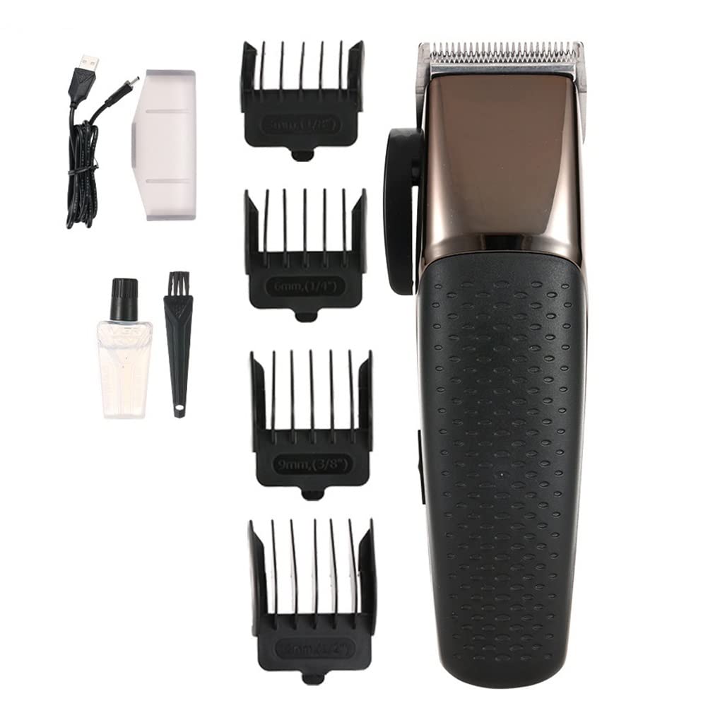GLESVOWIO Pro Hair Clipper Men's Hairdresser Professional Adjustable Gradient Electric Push Shear USB Rechargeable(V686 Gun Color) Beauty and Personal Care GLESVOWIO