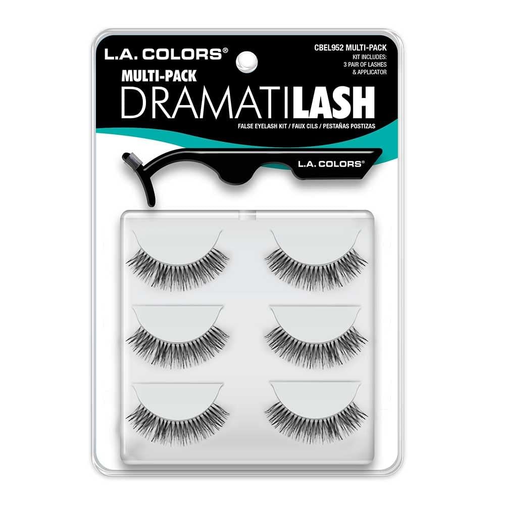 L.A. COLORS Dramatilash Multi Pack Eyelash Kit, Multi Pack CBEL952A Beauty & Personal Care L.A. COLORS