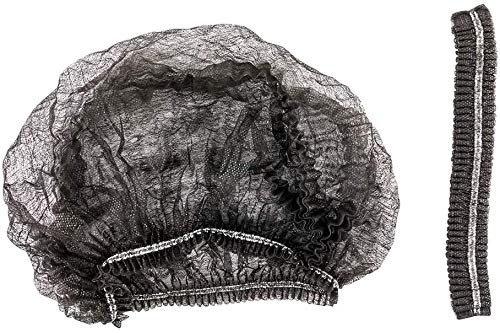 Tvoip 100Pcs 19" Disposable Cap Hair Net Cap Hair Hat Anti Dust Net Bouffant Cap Non-Woven Head Cover Hat Elastic Cleaning Hair Protect Hat Cap Beauty and Personal Care Tvoip