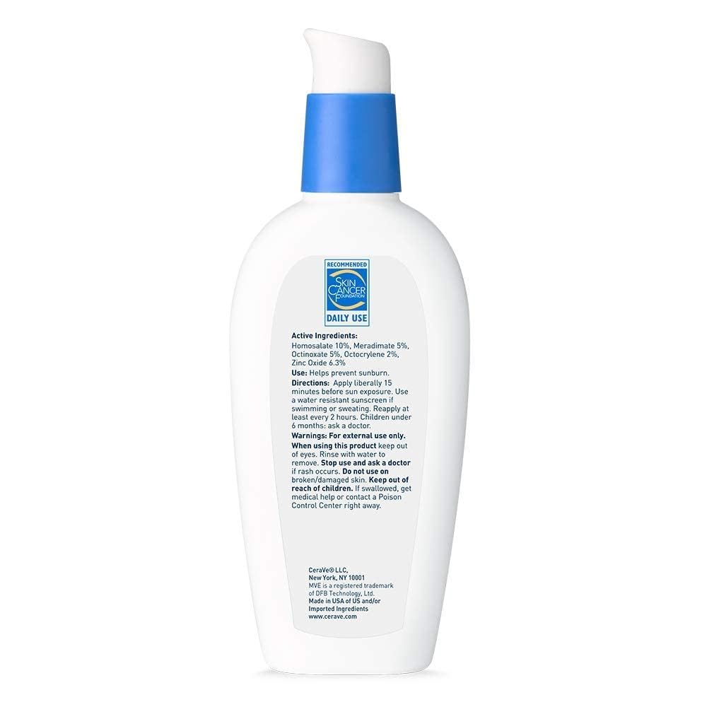 CeraVe Facial Moisturizing Lotion AM 3 oz (Pack of 3) Beauty & Personal Care CeraVe