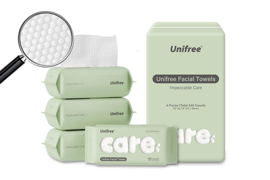 Unifree Facial Tissues I Dry Wipes I Makeup Remover, 16-pack Value Pack, 480 Count Beauty and Personal Care UNIFREE Default Title