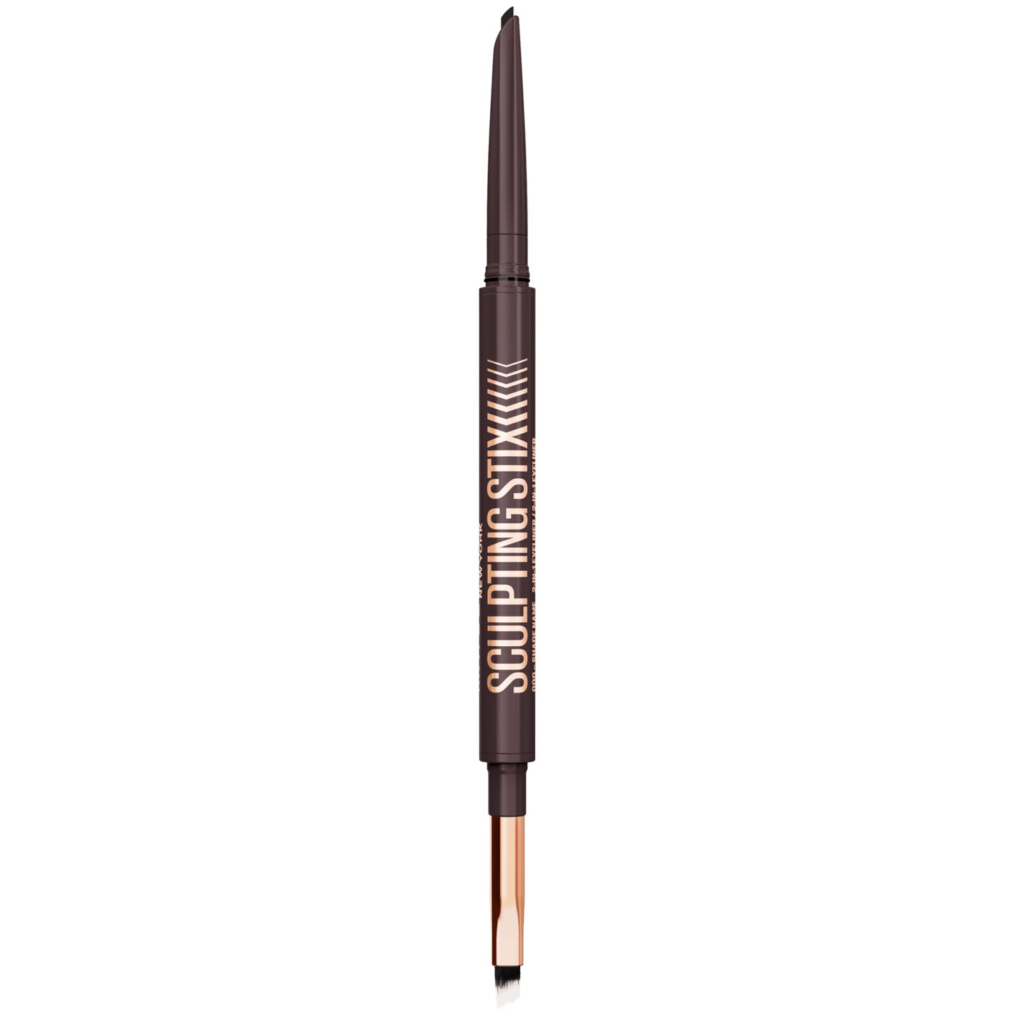MAYBELLINE Sculpting Stix 2-in-1 Eyeliner, Dual Ended Brown Eye Liner With Up to 24HR Wear, Smudge and Sweat-Resistant Eye Makeup Formula, Smooth Beauty & Personal Care MAYBELLINE