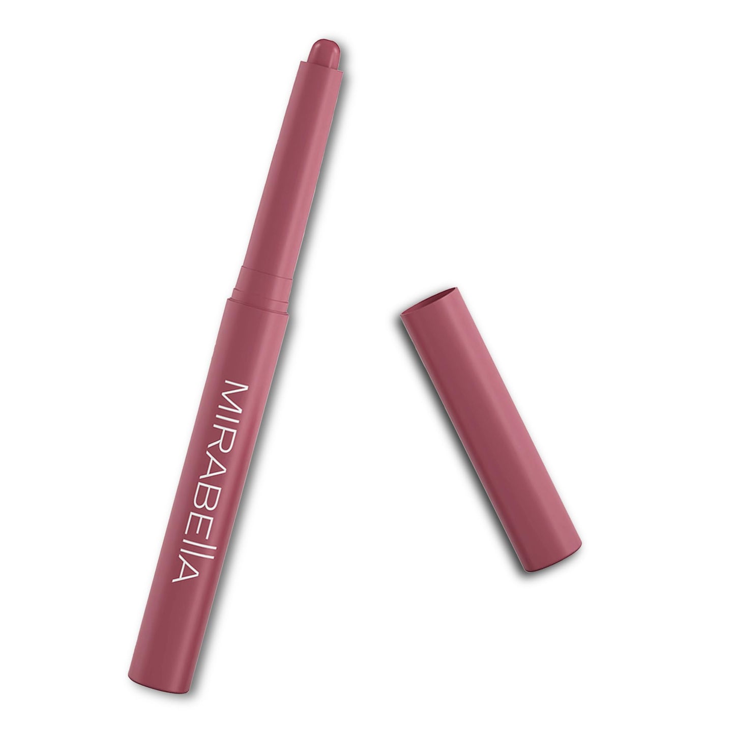 Mirabella - Velvet Matte Lip Crayon, Retractable Highly-Pigmented 2-in-1 Makeup, Long-Lasting Hydrating Lipstick Crayon + Lip Liner, Moisturizing Beauty & Personal Care Mirabella