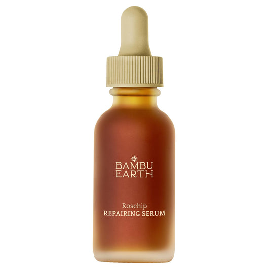 Bambu Earth Rosehip Repairing Face Serum - Facial Hydration and Face Moisturizer Rich in Vitamins - Nourishes Skin, Boosts Radiance and Restores Beauty & Personal Care BAMBU EARTH