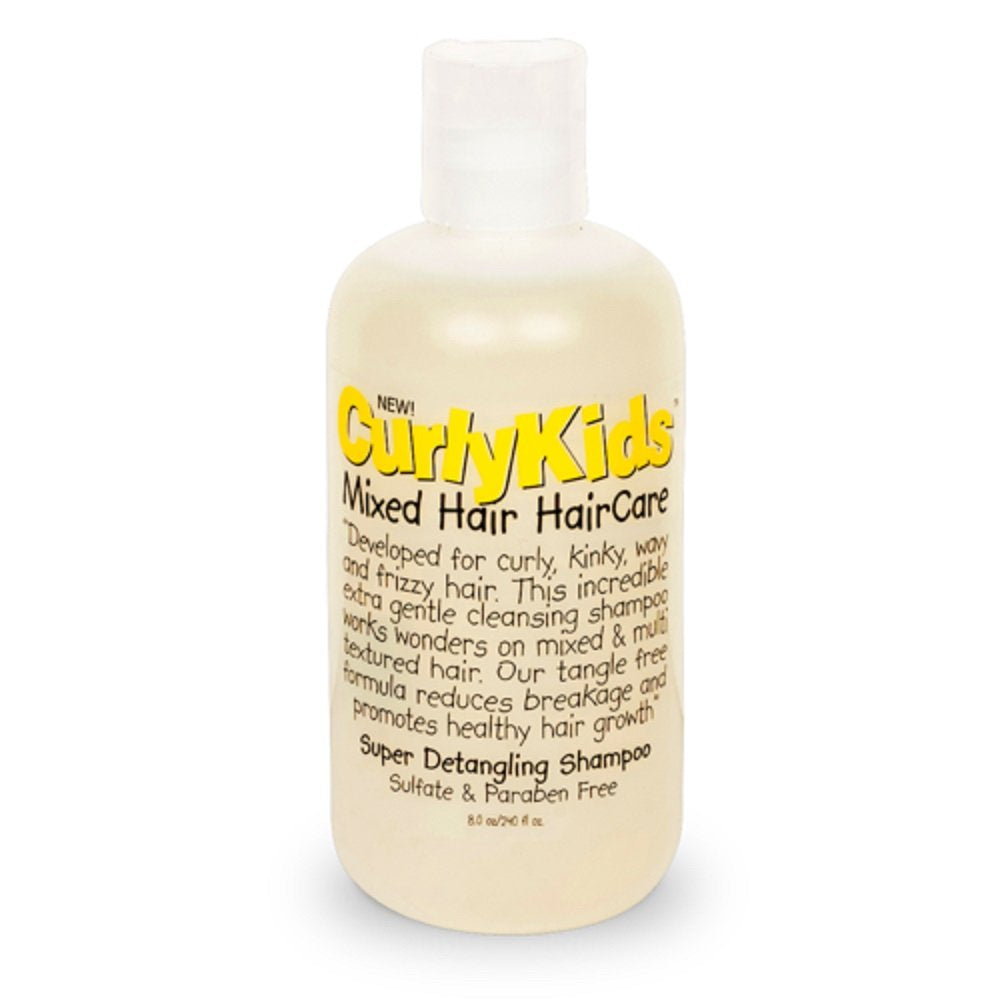 CurlyKids Mixed Haircare Super Detangling Shampoo, Yellow, 8 Fl Oz Beauty & Personal Care CurlyKids