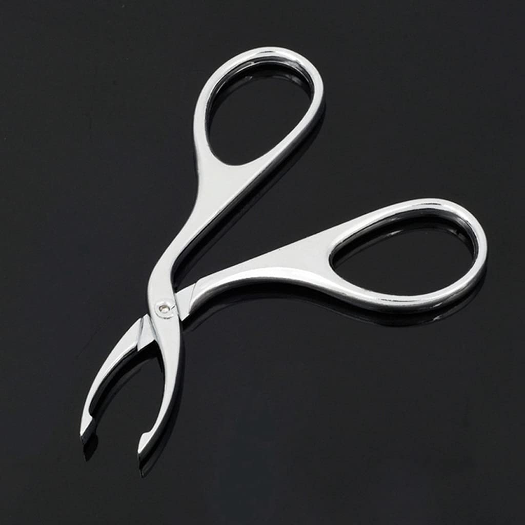 AFPSDLFJDLS Scissors Flat Tip Eyebrow Extension Tweezer Clamp Plier Eyebrows Clipper Stainless Steel Eyelash Hair Remove Epilating Tool Beauty and Personal Care AFPSDLFJDLS