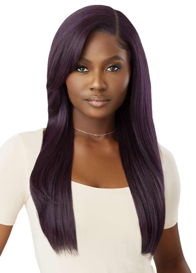 Outre Lace Front Wig - Melted Hairline - Asher (BLACK BERRY)