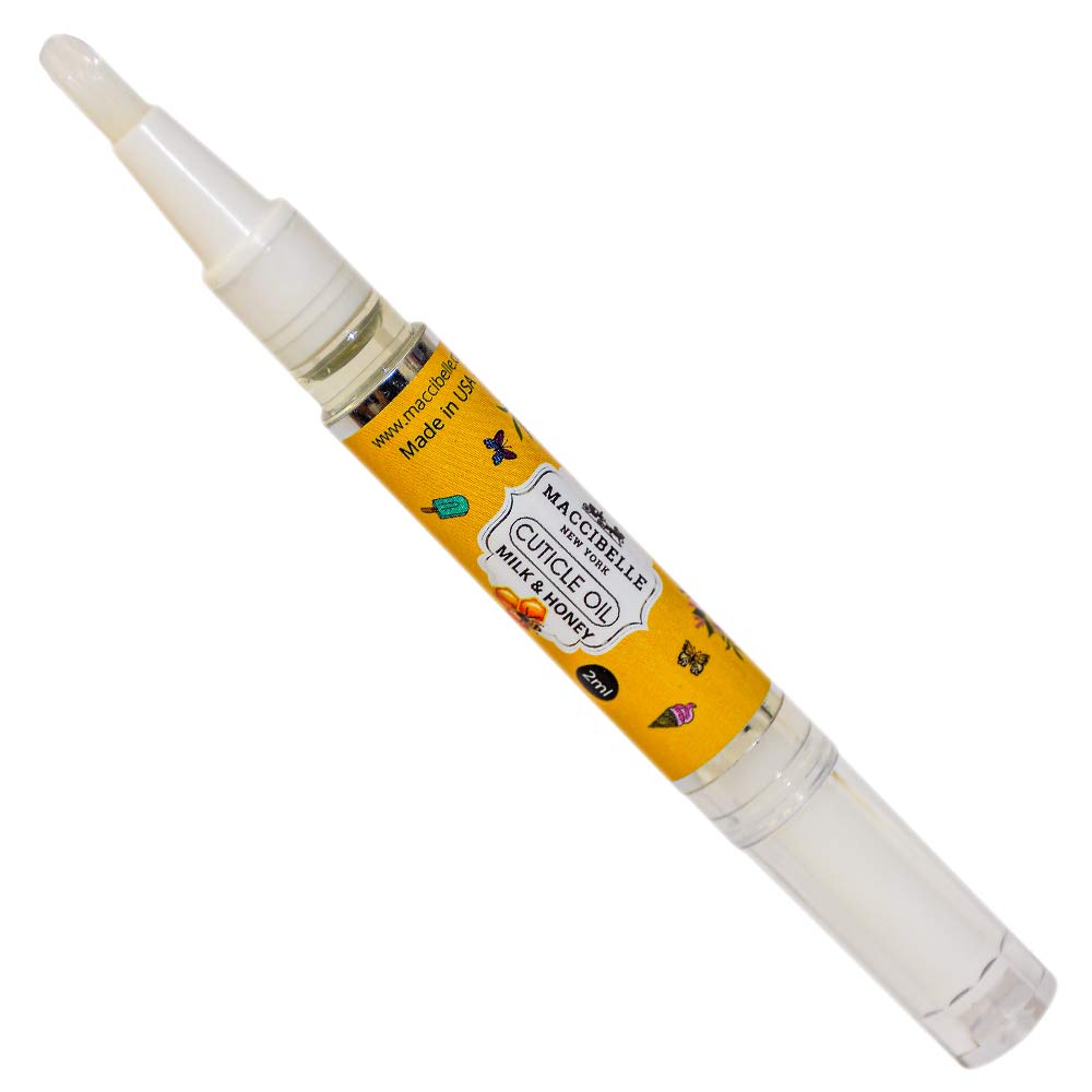 Maccibelle Milk & Honey Pure Cuticle & Nail Oil Pen 2ml Heals Dry Cracked Cuticles. Beauty & Personal Care Maccibelle