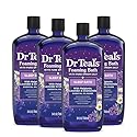 Dr Teal's Foaming Bath with Pure Epsom Salt, Melatonin Sleep Soak with Essential Oil Blend, 34 fl oz (Pack of 4) Beauty & Personal Care Dr Teal's