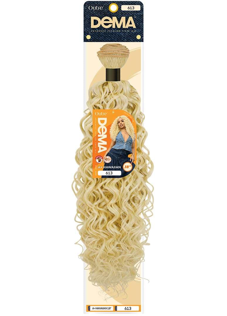 Outre DeMA - Advanced Premium Fiber Mix Synthetic Weave - A+ Hawaiian 24" (BURGUNDY 425)