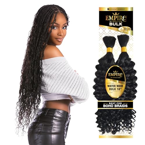 Sensationnel Empire Bulk Braiding-Water Wave,18 inch, 350 COPPERRED