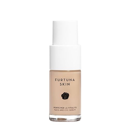 Face & Eye Serum - Dual-Use Formula to Lift, Reduce Puffiness and Even Tone, Wild-Foraged Botanicals, Vegan, Dermatologist Tested, EWG Verified, 15ml Beauty & Personal Care Furtuna Skin