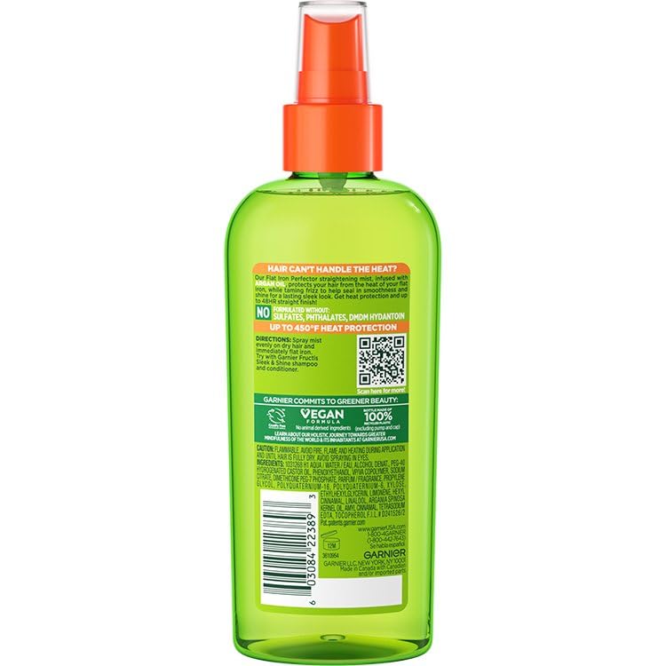 Sleek & Shine Flat Iron Perfector Straightening Mist Beauty & Personal Care Garnier